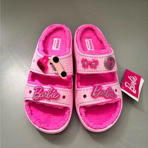 CROCS Women Pink Barbie Slippers